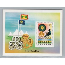 RELIGION PINTURAS GRENADA HOJA BLOQUE NUEVA MINT